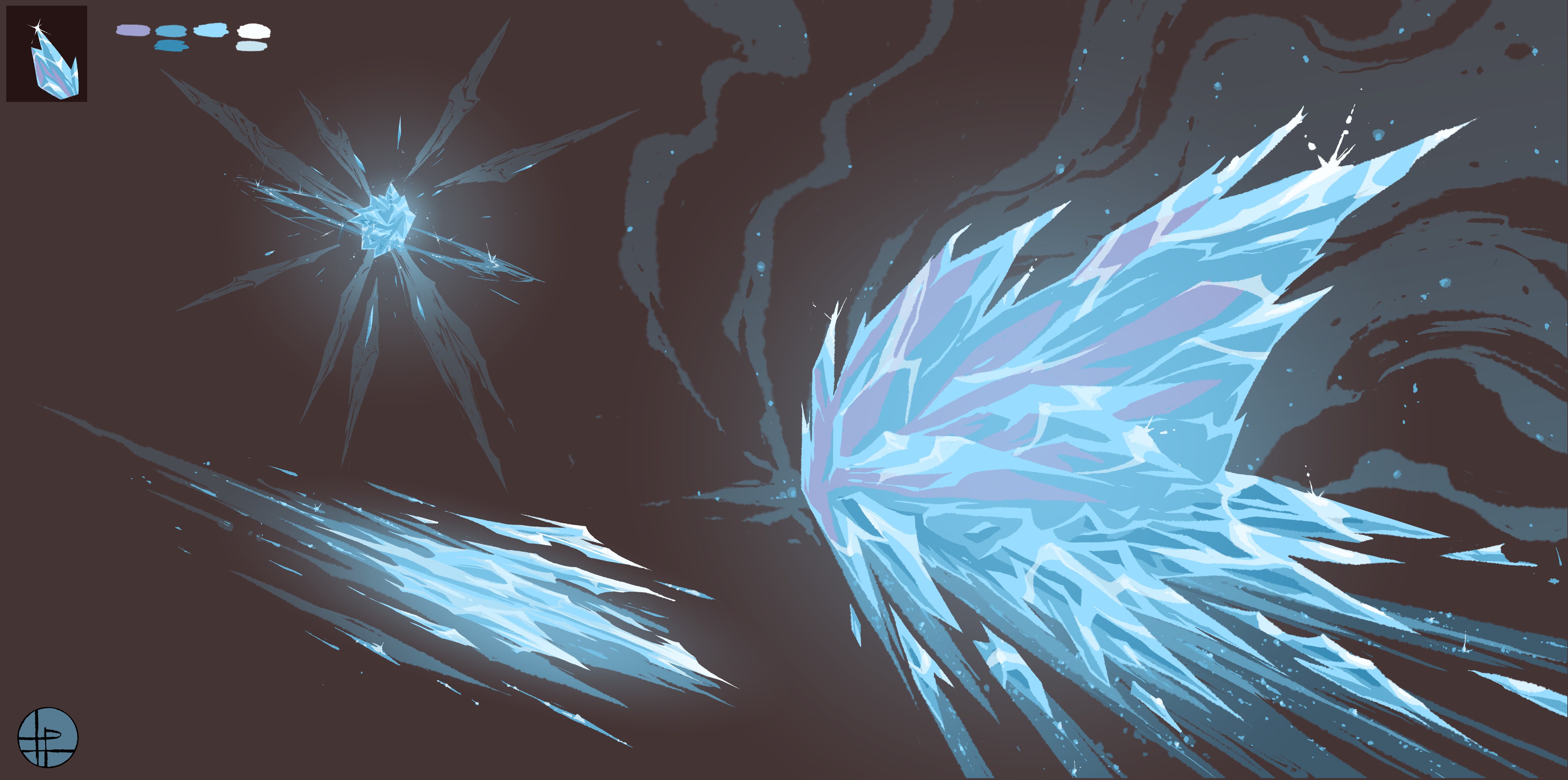 Travail élève — Concept art glace